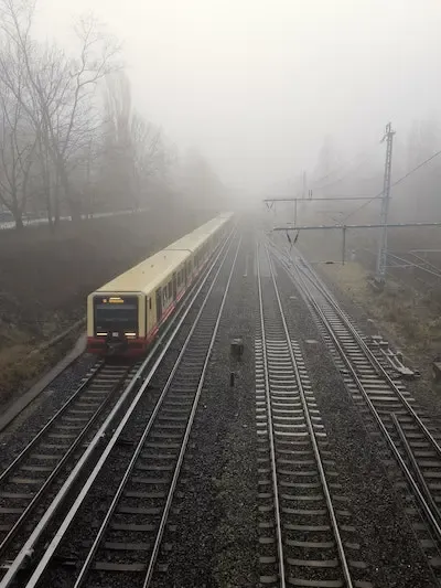 Ein Zug in Deutschland
